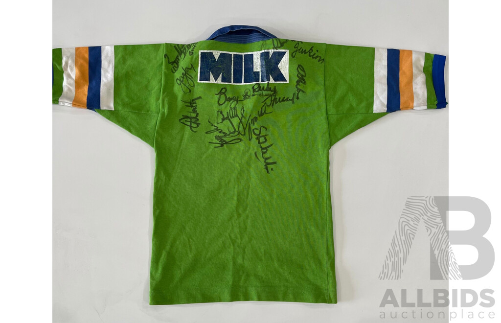 Canberra Raiders 1994 Signed Supporters Jersey