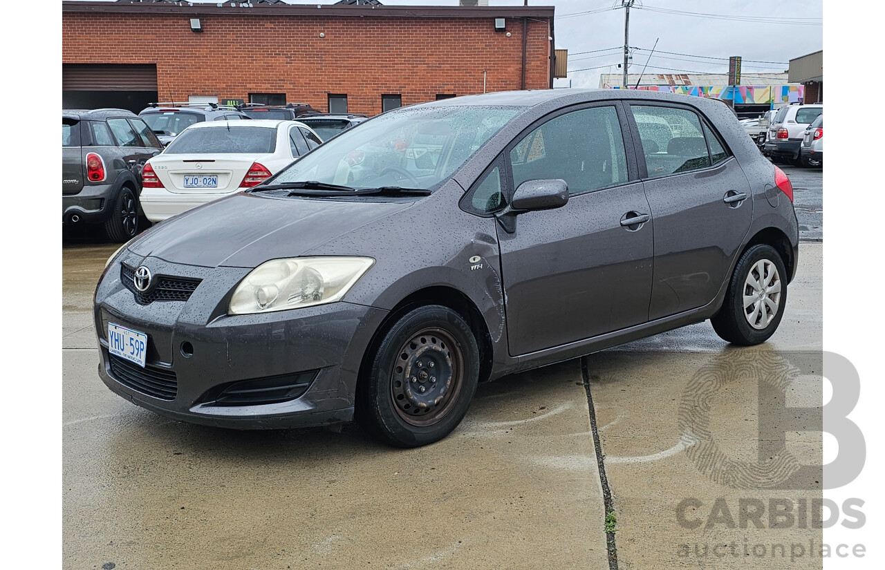 9/2007 Toyota Corolla Ascent ZRE152R 5d Hatchback Grey 1.8L