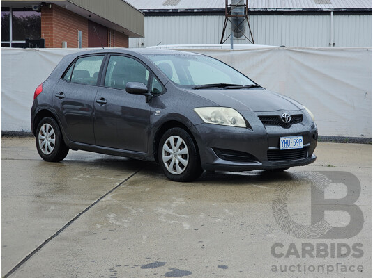 9/2007 Toyota Corolla Ascent ZRE152R 5d Hatchback Grey 1.8L