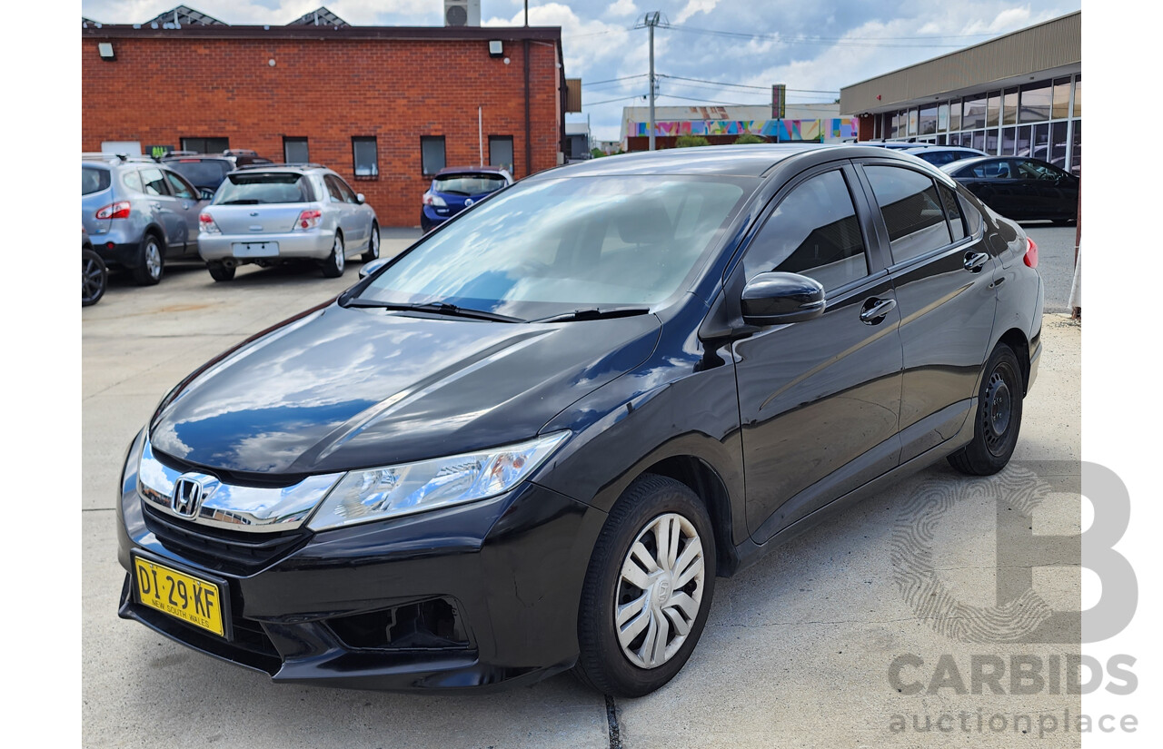 7/2014 Honda City VTi GM MY15 4d Sedan Black 1.5L