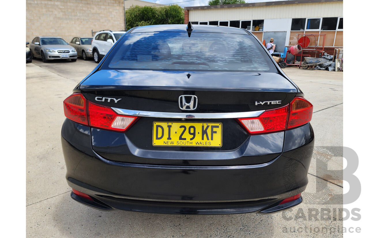 7/2014 Honda City VTi GM MY15 4d Sedan Black 1.5L