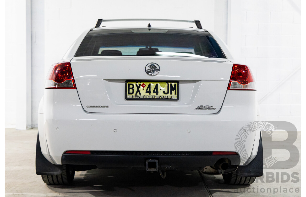 8/2008 Holden Commodore Omega (Dual Fuel) 60th Anniversary VE MY09.5 4d Sedan Heron White V6 3.6L