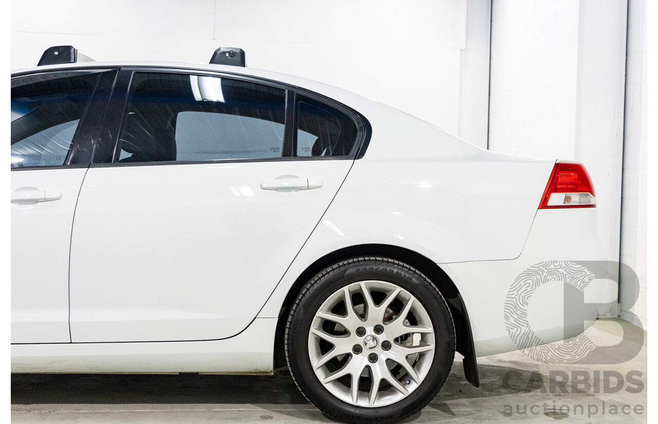 8/2008 Holden Commodore Omega (Dual Fuel) 60th Anniversary VE MY09.5 4d Sedan Heron White V6 3.6L