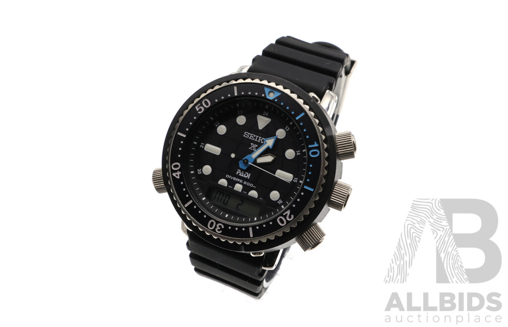 Seiko Divers Watch Padi Arnie 200m Special Edition X 310003 with Presentation Box, SNJ035P