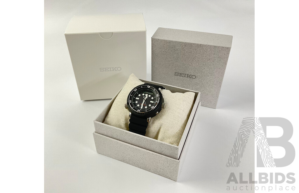 Boxed Seiko 'Arnie' Solar Divers Watch