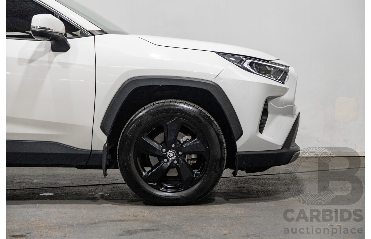 10/2019 Toyota RAV4 Cruiser Hybrid eFour (AWD) AXAH54R White 4d Wagon 2.5L - Hybrid