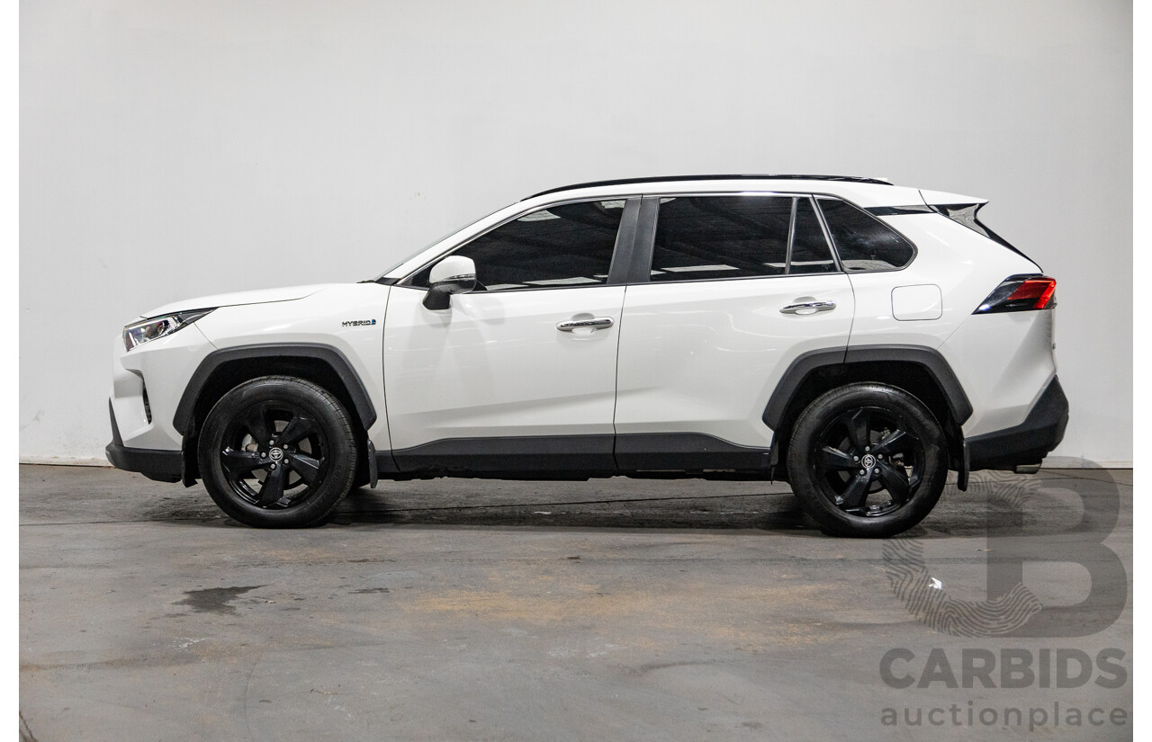 10/2019 Toyota RAV4 Cruiser Hybrid eFour (AWD) AXAH54R White 4d Wagon 2.5L - Hybrid