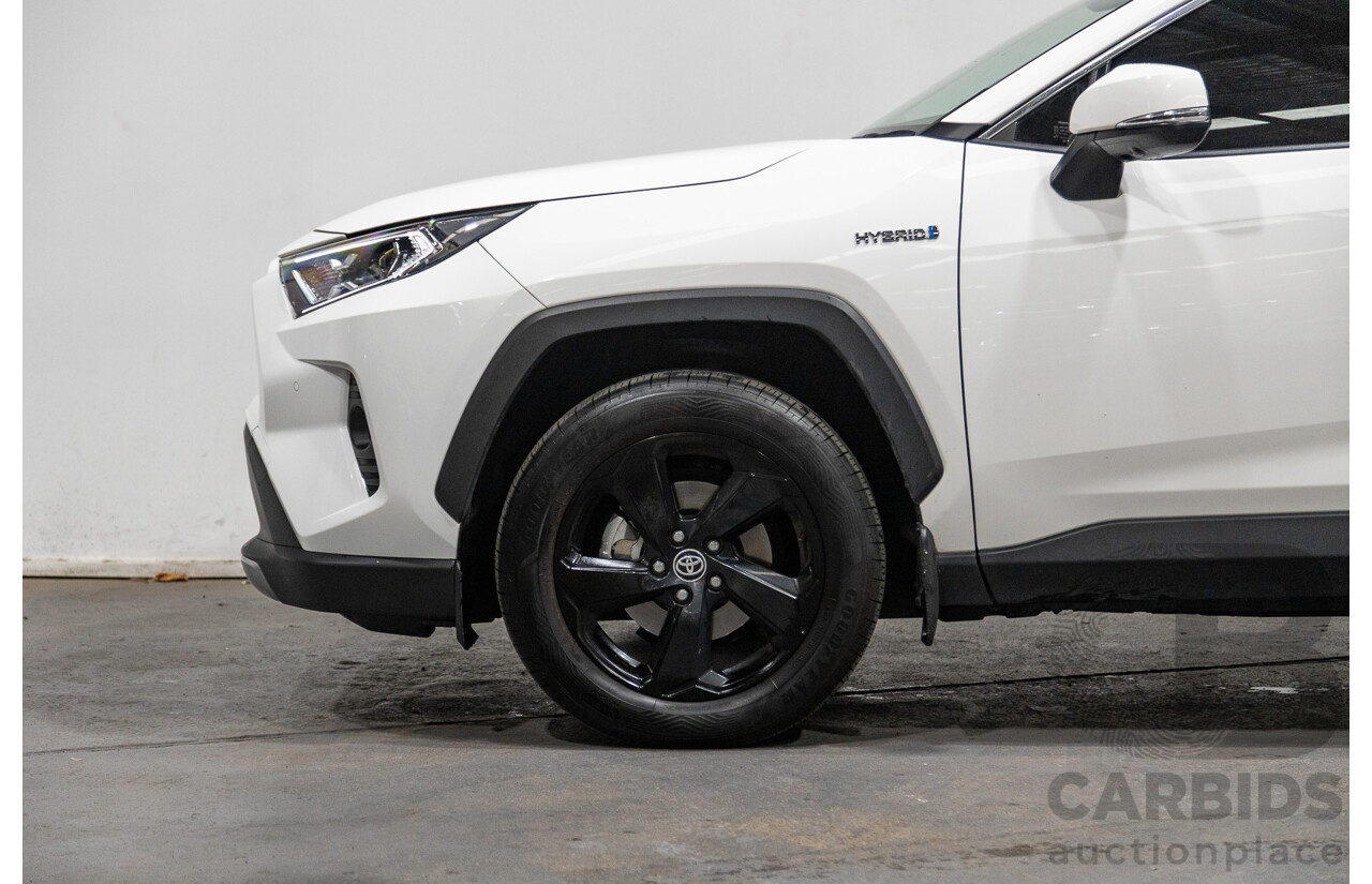 10/2019 Toyota RAV4 Cruiser Hybrid eFour (AWD) AXAH54R White 4d Wagon 2.5L - Hybrid