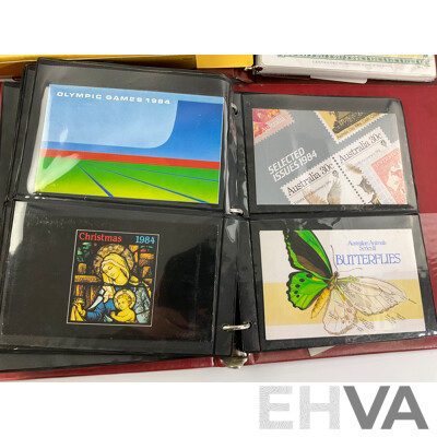 Album of 1980's Chinese and Australian First Day Covers and Stamp Packs, 1987 Republic of China Annual Stamp Album