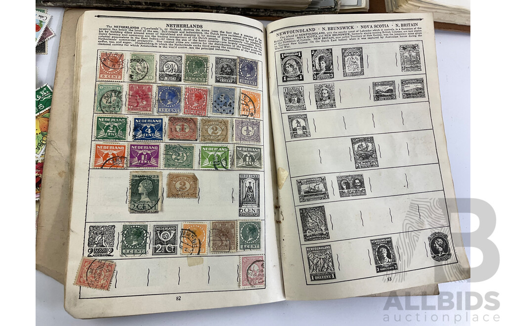Collection of International Antique/Vintage Stamps Including ETA Postage Stamps of the World , Thailand, Turkey, Cayman Islands, New Zealand, USA, USSR, China, Belize, Australia, Japan and More