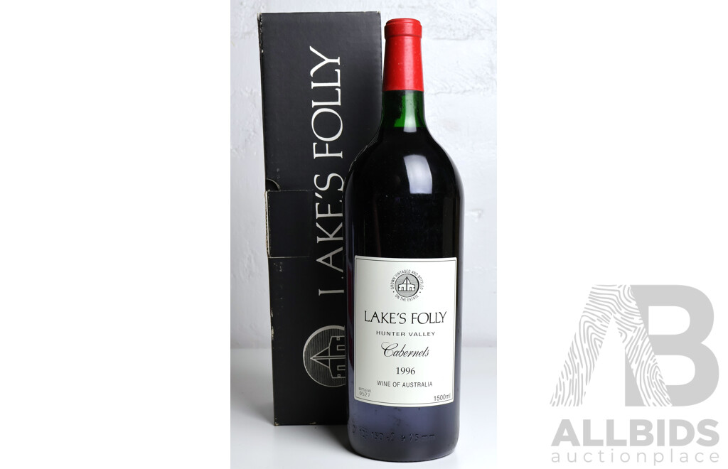 Boxed Lake's Folly Cabernets Vintage 1996 Magnum