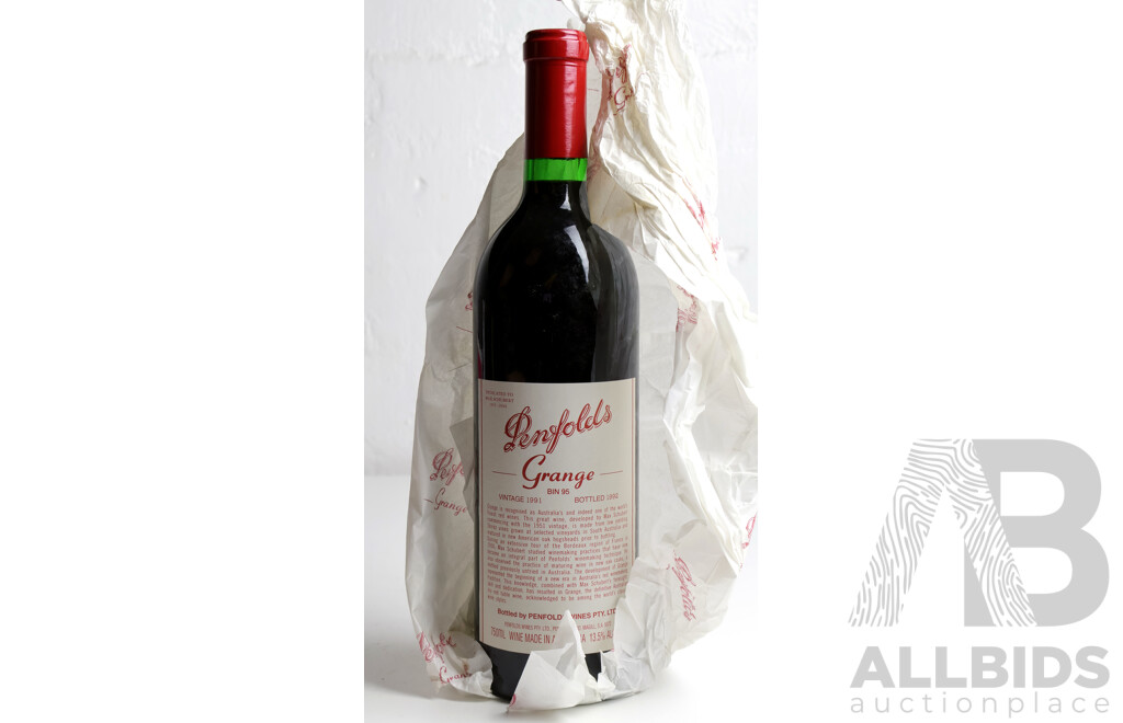 Penfolds Grange Bin 95 Vintage 1992