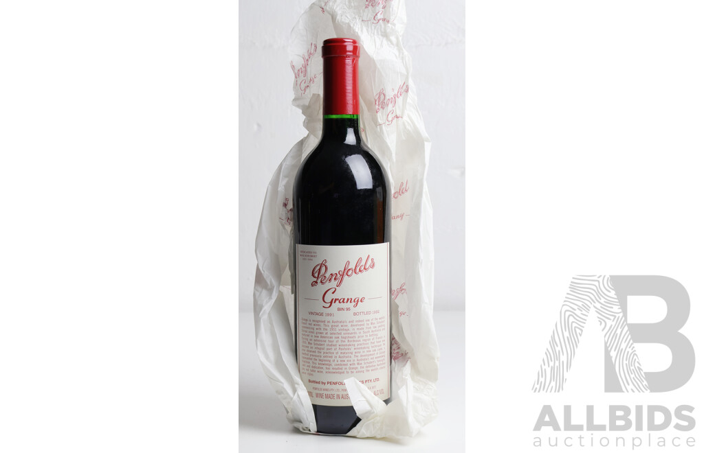 Penfolds Grange Bin 95 Vintage 1991