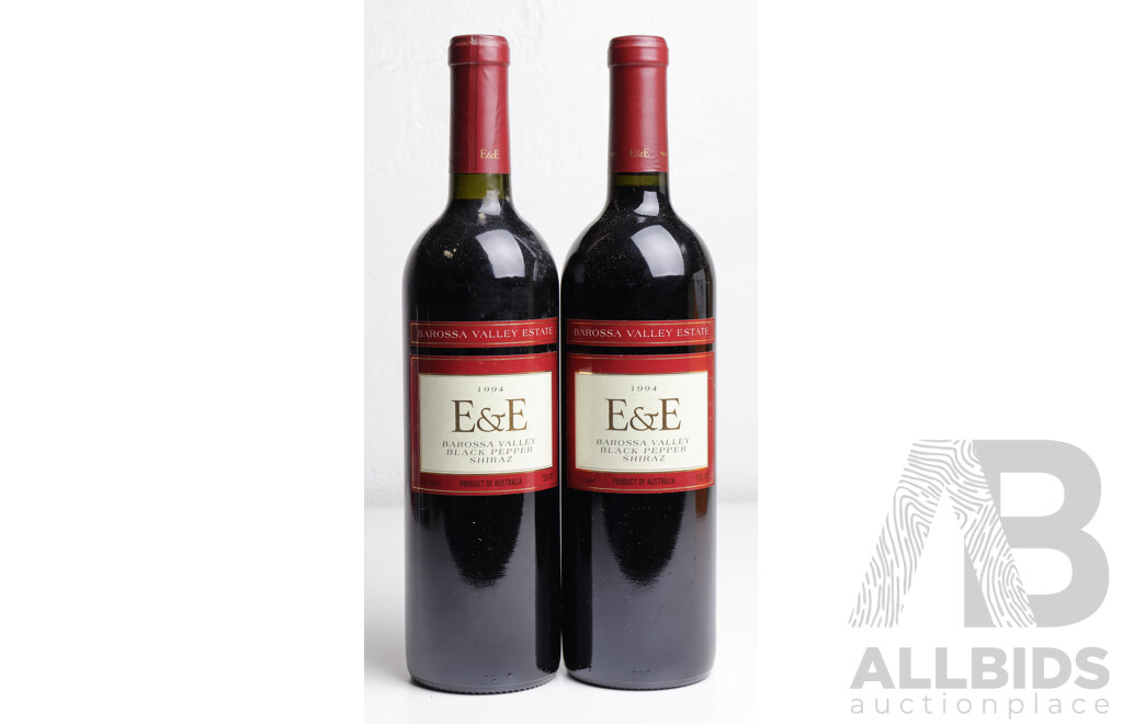 Barossa Valley Estate E&E Black Pepper Shiraz Vintage 1994 X 2