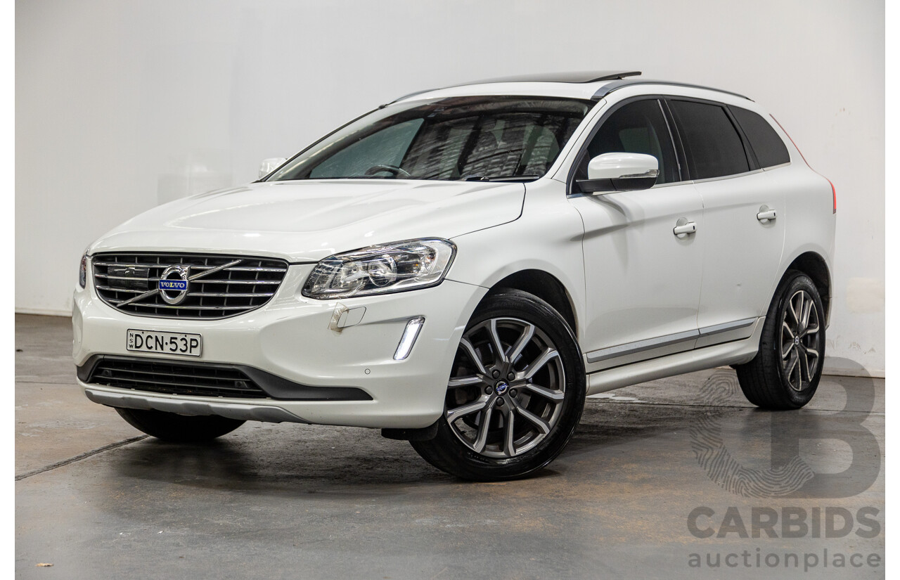 10/2015 Volvo XC60 D5 AWD Luxury DZ MY16 4d Wagon White 2.4L Turbo Diesel