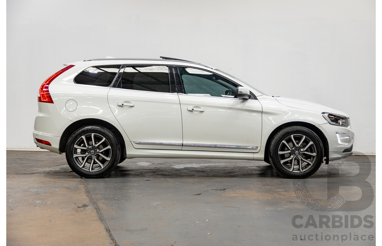 10/2015 Volvo XC60 D5 AWD Luxury DZ MY16 4d Wagon White 2.4L Turbo Diesel