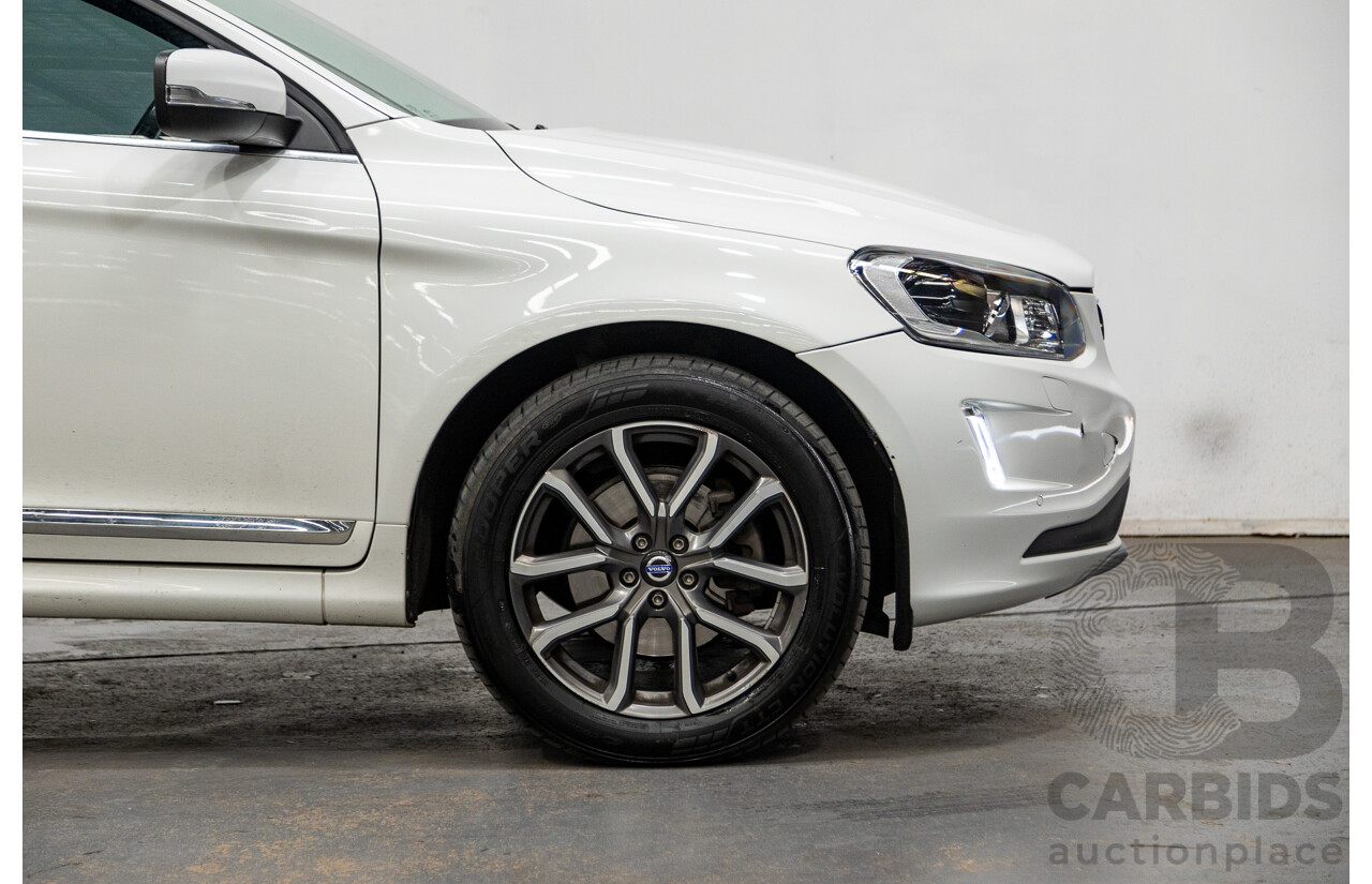 10/2015 Volvo XC60 D5 AWD Luxury DZ MY16 4d Wagon White 2.4L Turbo Diesel