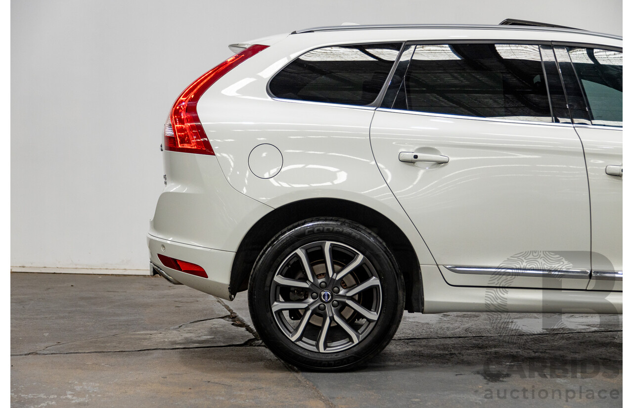 10/2015 Volvo XC60 D5 AWD Luxury DZ MY16 4d Wagon White 2.4L Turbo Diesel