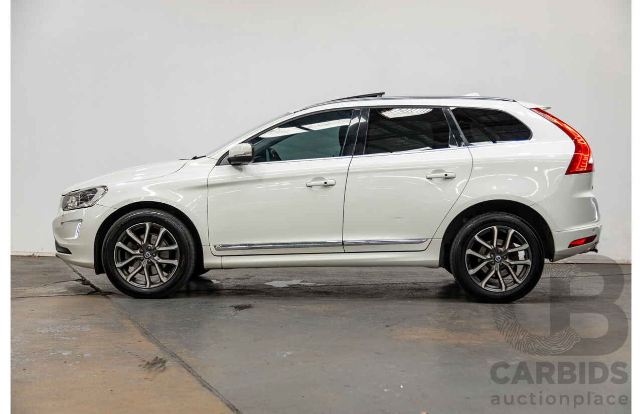 10/2015 Volvo XC60 D5 AWD Luxury DZ MY16 4d Wagon White 2.4L Turbo Diesel