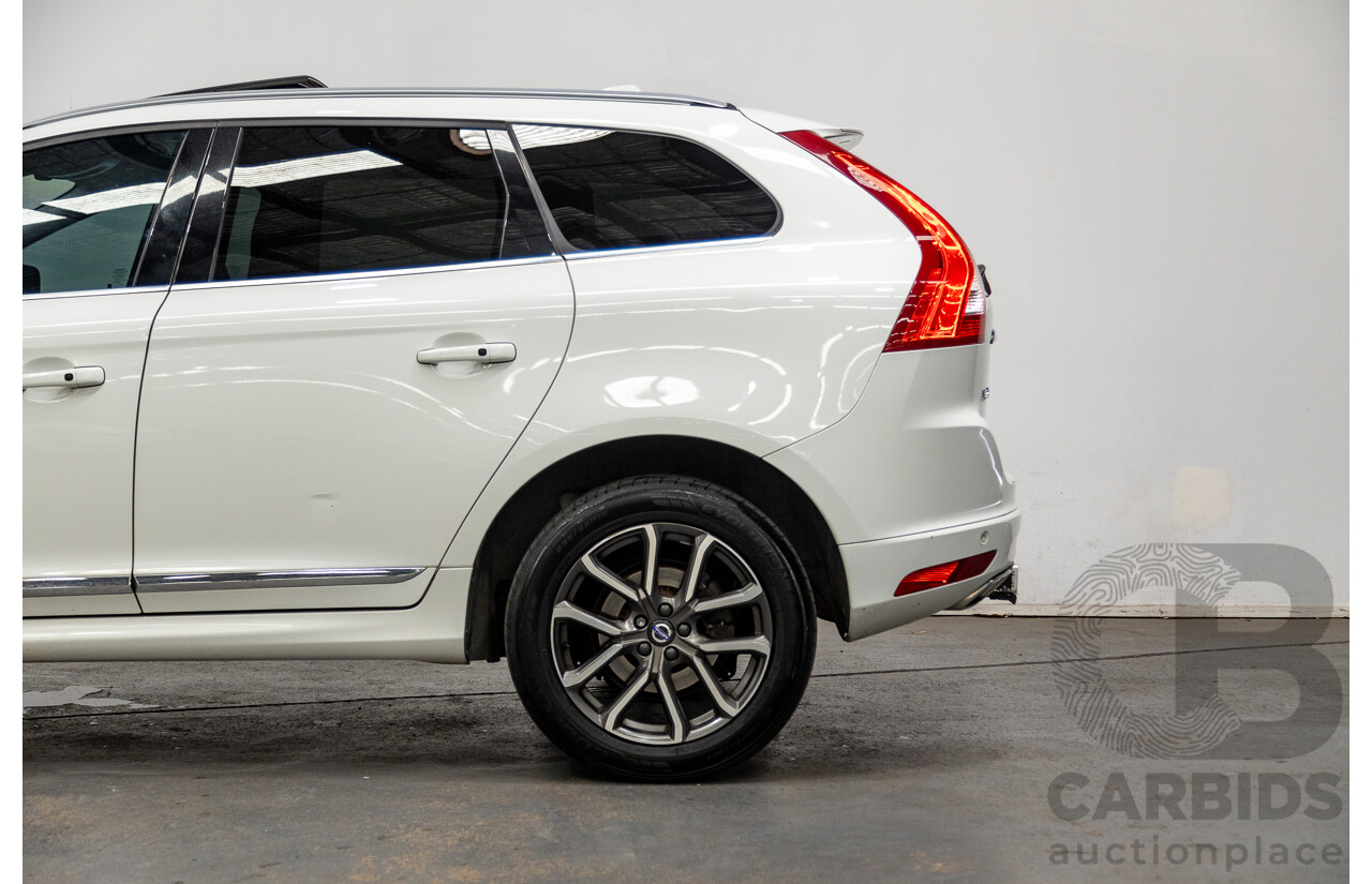 10/2015 Volvo XC60 D5 AWD Luxury DZ MY16 4d Wagon White 2.4L Turbo Diesel