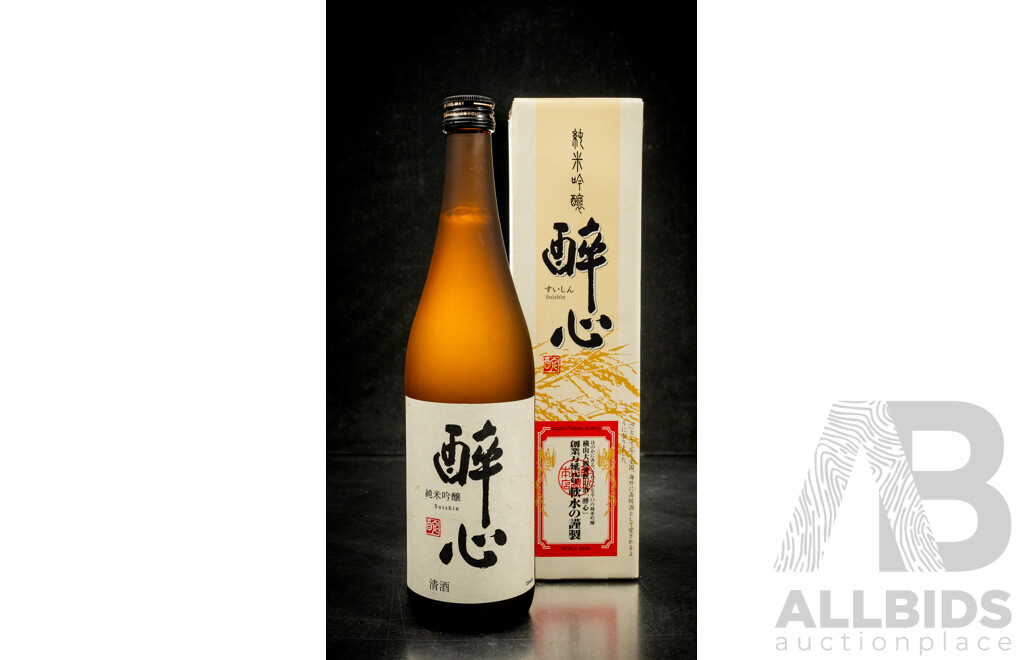 Boxed Suishin Junmai Gingo Sake