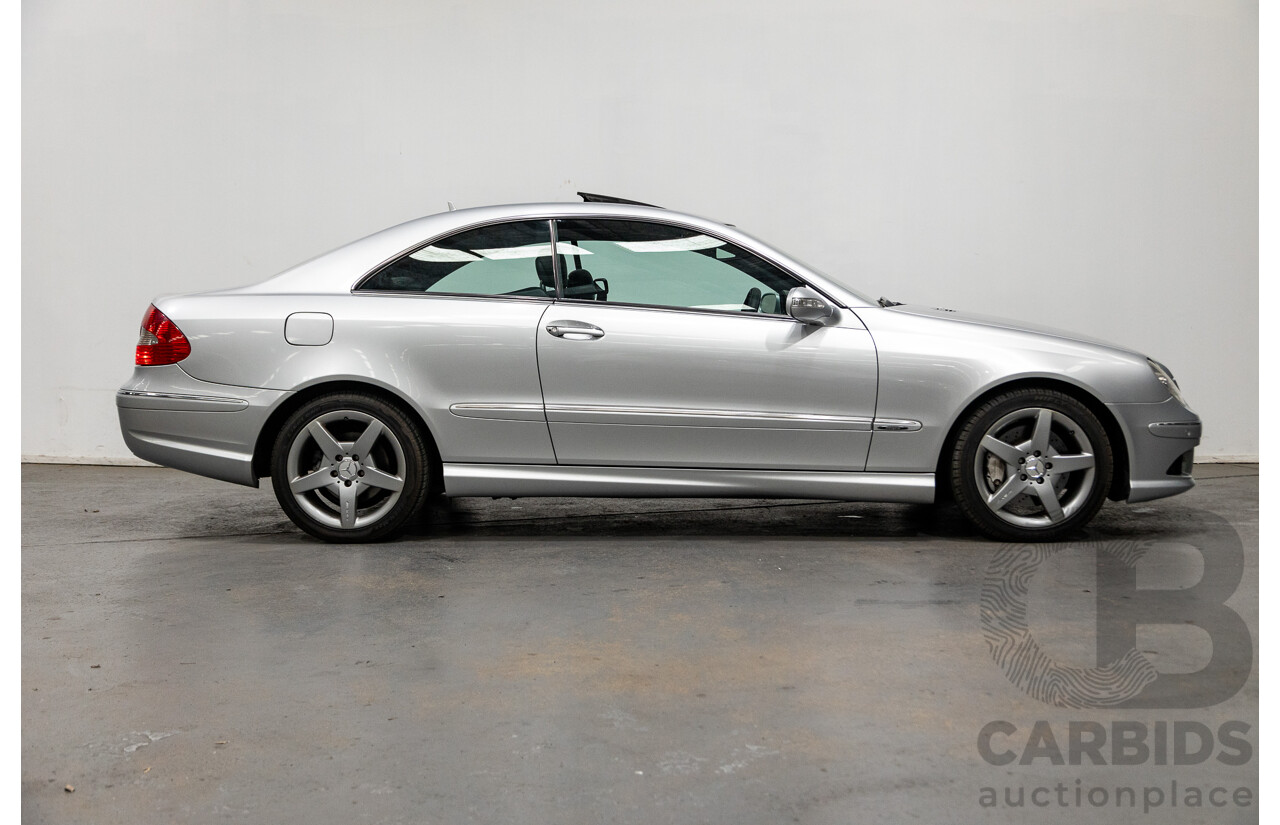 5/2008 Mercedes Benz CLK 280 Avantgarde AMG Pack C209 MY08 2d Coupe Iridium Silver Metallic V6 3.0L