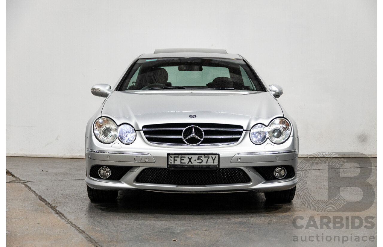 5/2008 Mercedes Benz CLK 280 Avantgarde AMG Pack C209 MY08 2d Coupe Iridium Silver Metallic V6 3.0L