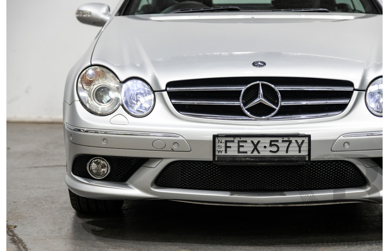 5/2008 Mercedes Benz CLK 280 Avantgarde AMG Pack C209 MY08 2d Coupe Iridium Silver Metallic V6 3.0L