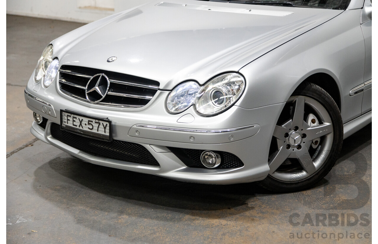 5/2008 Mercedes Benz CLK 280 Avantgarde AMG Pack C209 MY08 2d Coupe Iridium Silver Metallic V6 3.0L