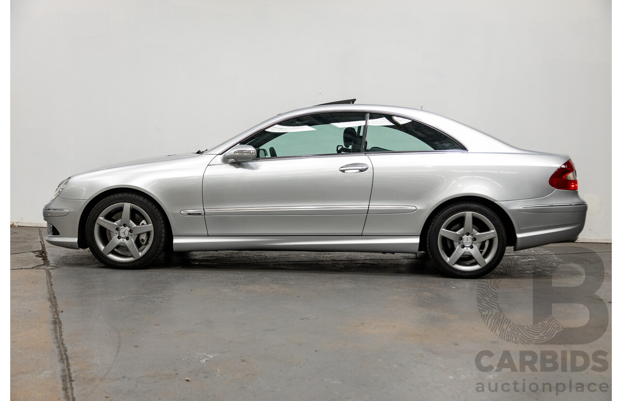 5/2008 Mercedes Benz CLK 280 Avantgarde AMG Pack C209 MY08 2d Coupe Iridium Silver Metallic V6 3.0L