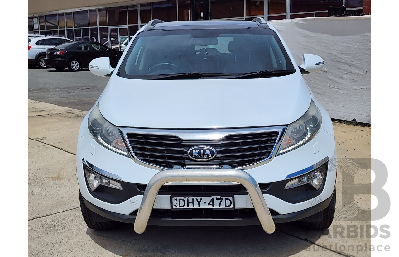 2/2014 Kia Sportage Platinum (awd) SL SERIES 2 MY14 4d Wagon White 2.0L