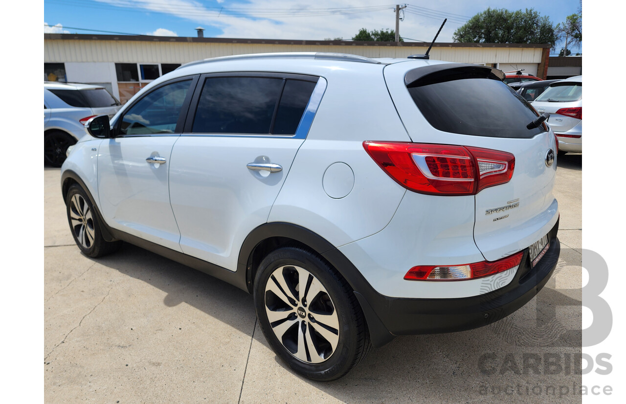 2/2014 Kia Sportage Platinum (awd) SL SERIES 2 MY14 4d Wagon White 2.0L