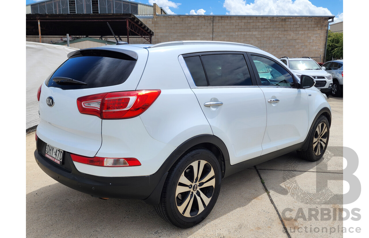 2/2014 Kia Sportage Platinum (awd) SL SERIES 2 MY14 4d Wagon White 2.0L