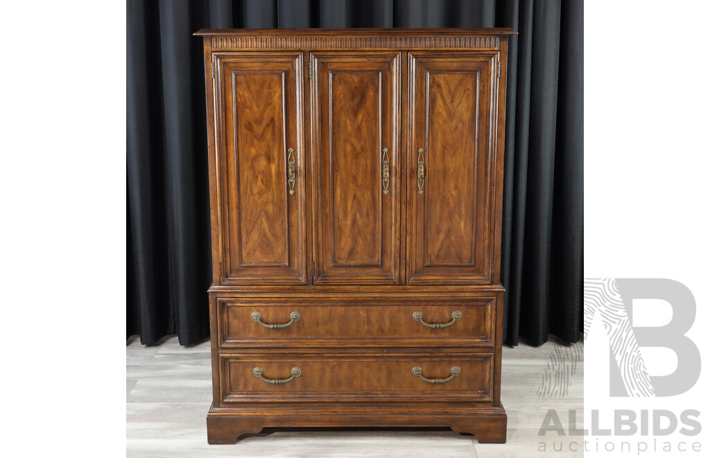 Drexel American Oak Fitted Lowboy