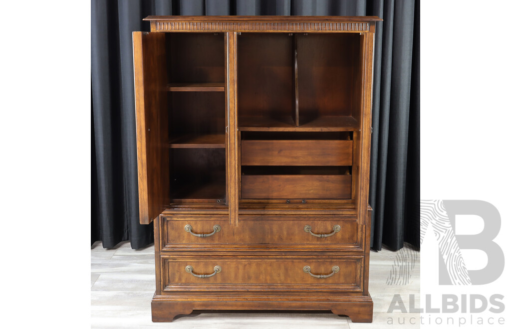 Drexel American Oak Fitted Lowboy