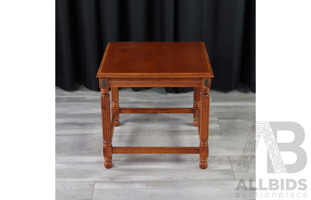 Veneer Mahogany Side Table