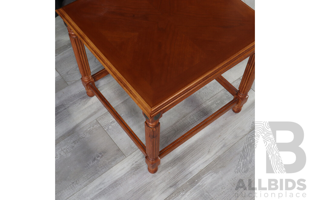 Veneer Mahogany Side Table