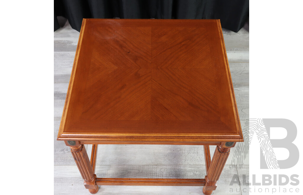 Veneer Mahogany Side Table