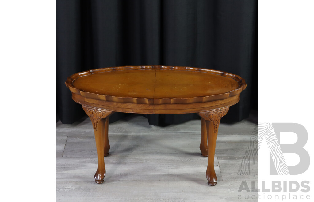 Veneer Quarter Top Side Table