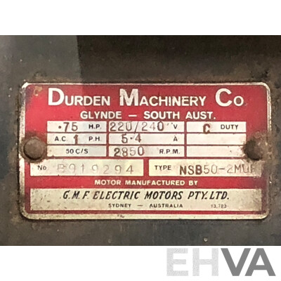 Durden Combination Planer/Table Saw with Custom  Stand