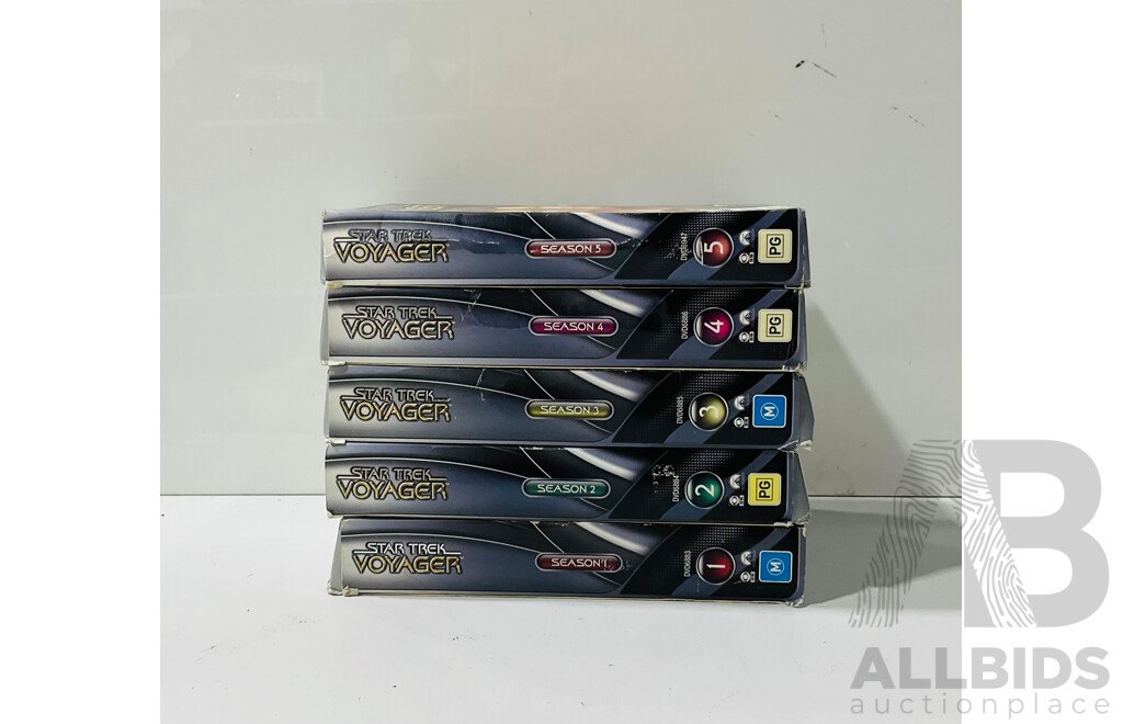 Star Trek Voyager Dvd Collections Seasons 1-5