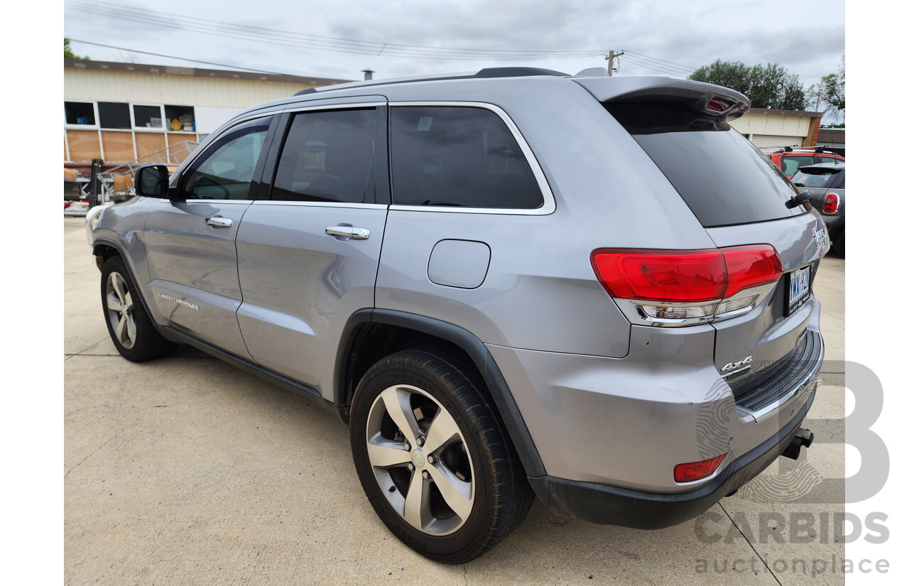 1/2014 Jeep Grand Cherokee Limited (4x4) WK MY13 4d Wagon Silver 3.0L