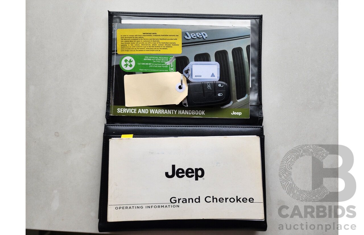 1/2014 Jeep Grand Cherokee Limited (4x4) WK MY13 4d Wagon Silver 3.0L