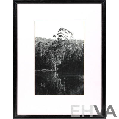 Artists Unknown, Pair of Framed Nature Landscape Photographs, 35 X 27 Cm (largest Image) (2)