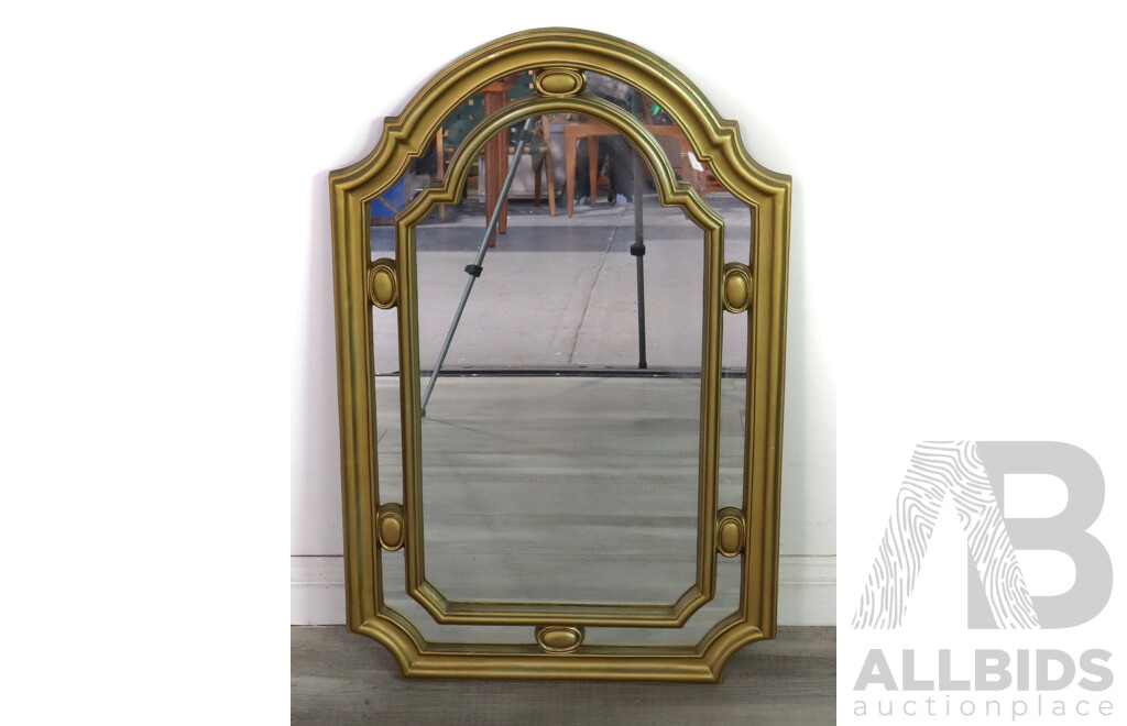 Arch Top Gilt Framed Mirror