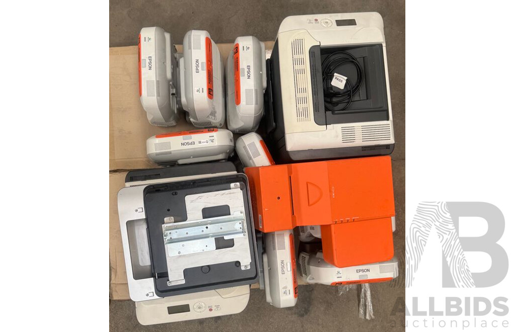 Assorted Lot of Projectors & Printers