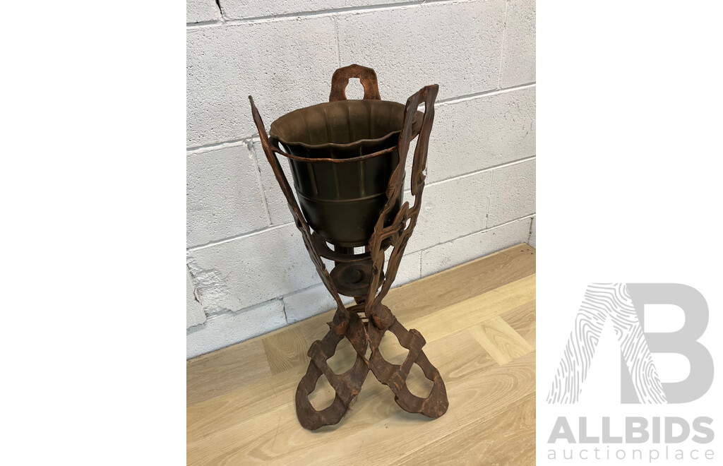 Vintage Iron Plant Stand