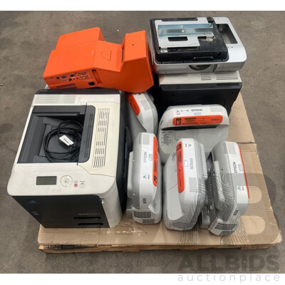 Assorted Lot of Projectors & Printers