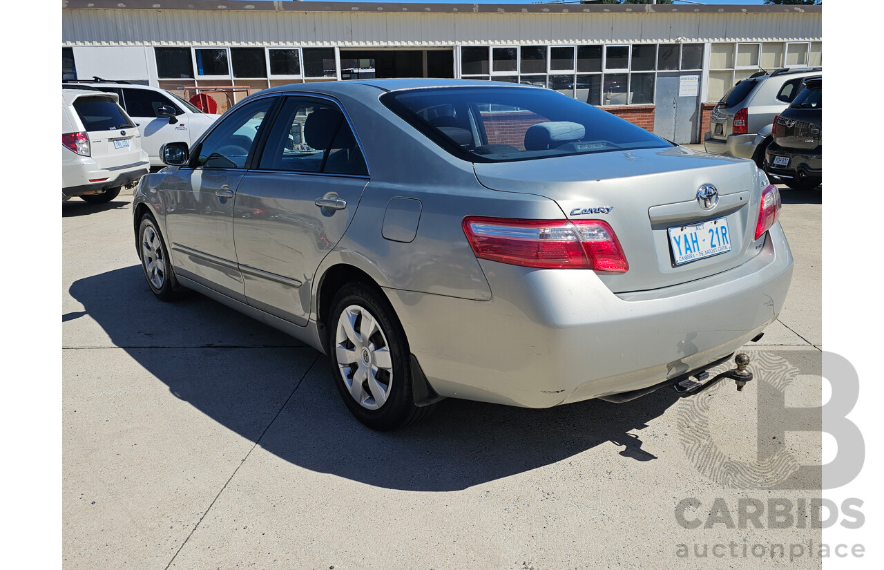 9/2008 Toyota Camry Altise ACV40R 07 UPGRADE 4d Sedan Silver 2.4L