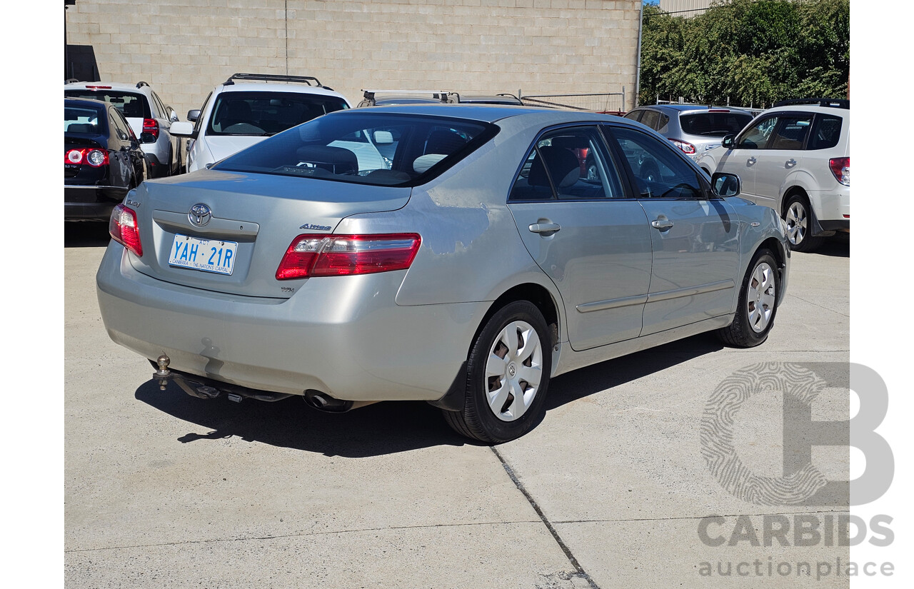 9/2008 Toyota Camry Altise ACV40R 07 UPGRADE 4d Sedan Silver 2.4L